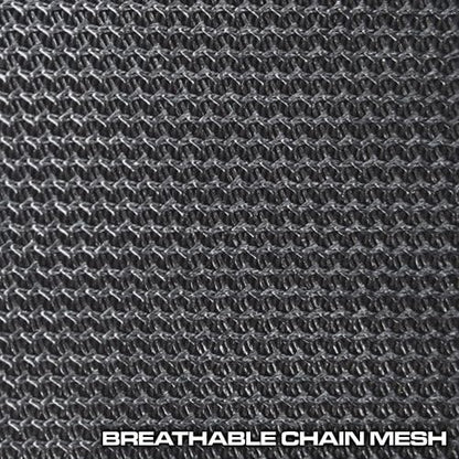 Meister Breathable Chain Mesh Duffel Gym Bag - color: Black, size: X-Large 28"x15"x15"