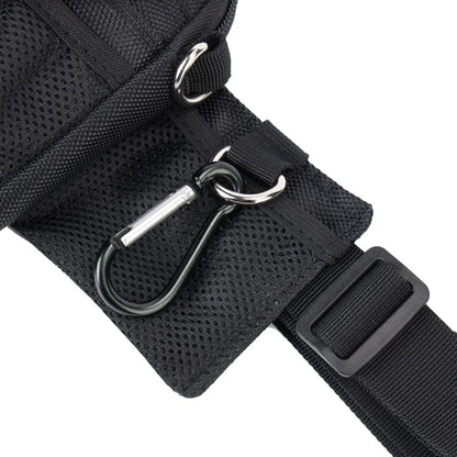 Nurse Utility Organizer Fanny Pack Hip Bag Waist Pack Pouch Case with Multi-Compartment and Tape Holder for Medical Scissors Care Kit Tool (Black) - color: Black