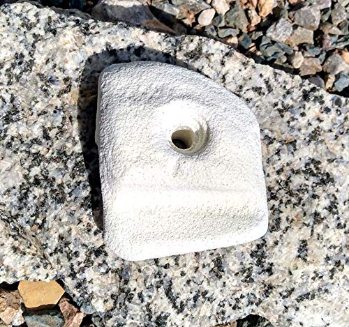 Ledge Polyurethane Bolt-On Rock Climbing Wall Hand Hold - color: White