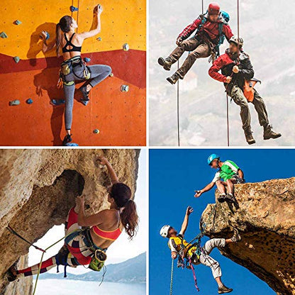 Climbing belts, Safe Seat Belts for Tree Climbing Outdoor Training Caving Rock Climbing Rappelling Equip - Half Body Guide belt for Women Man and Novice