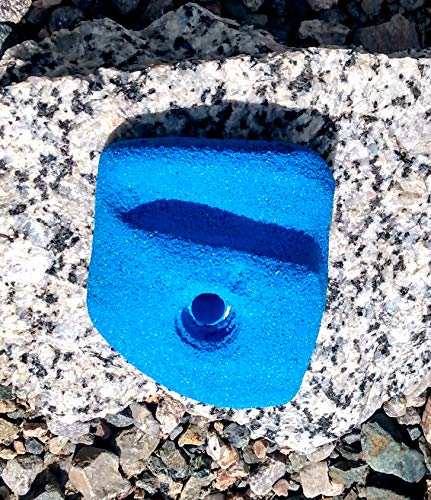 Ledge Polyurethane Bolt-On Rock Climbing Wall Hand Hold - color: Blue