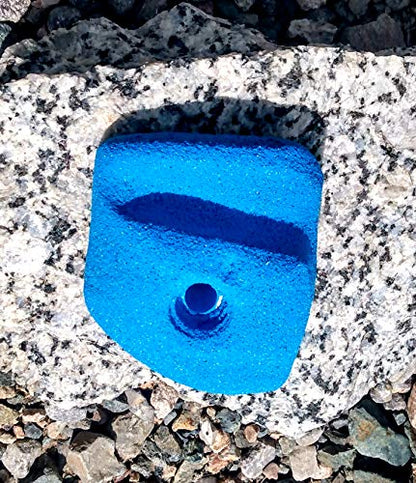 Ledge Polyurethane Bolt-On Rock Climbing Wall Hand Hold - color: Blue
