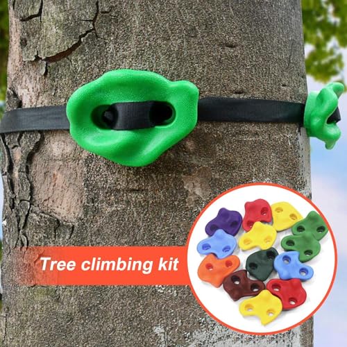 Tree Climbing Holds Ladder Gear Playset Practice Play Gymnastics | Tree Climbing Grips Playground, Backyard, Outside, Gymnastics, Park, Camping, Gardening, Home, Yard, Doorway, Ceiling