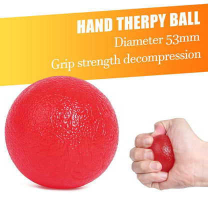 Grip Strength Trainer 7 Pack Adjustable Hand Gripper, Finger Stretcher Resistance Extensor Bands, Finger Exerciser, Grip Strength Ring & Stress Ball, Hand Grip Strengthener - color: Red