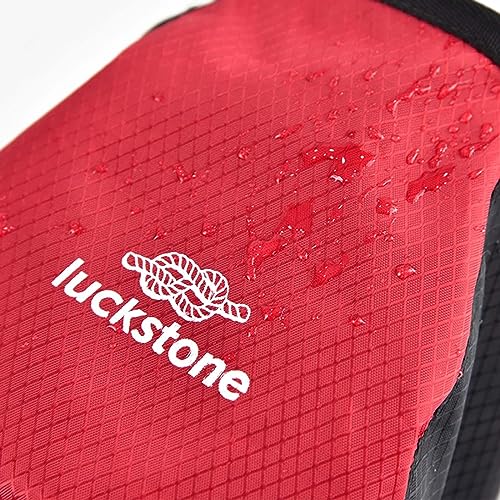 Drawstring Pouch Gym Chalk Bag Refillable Equipment Portable Wide Opening Design Wrist Bush Lightweight Carry Bag Suitable for Climbing - color: Red