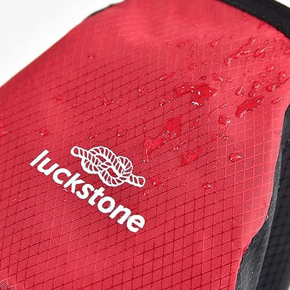 Drawstring Pouch Gym Chalk Bag Refillable Equipment Portable Wide Opening Design Wrist Bush Lightweight Carry Bag Suitable for Climbing - color: Red