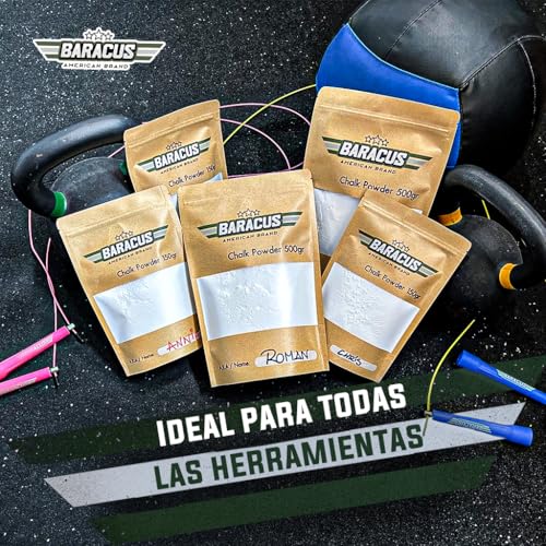 BARACUS Chalk Bag - Premium Gym Chalk for Climbing & Lifting Chalk, Gymnastics, Weightlifting, Crossfit, Pool Dance, Training and Improve Your Hand Grip - size: 500 gr / 17.63 oz