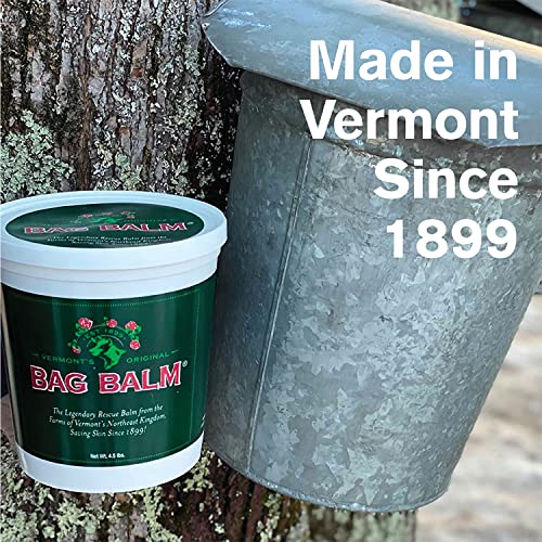 Bag Balm Vermont's Original Hand & Skin Moisturizer, Cracked Heels Treatment, Dry Hands & Dogs Ointment - 72oz Pail - size: 72 Ounce (Pack of 1)