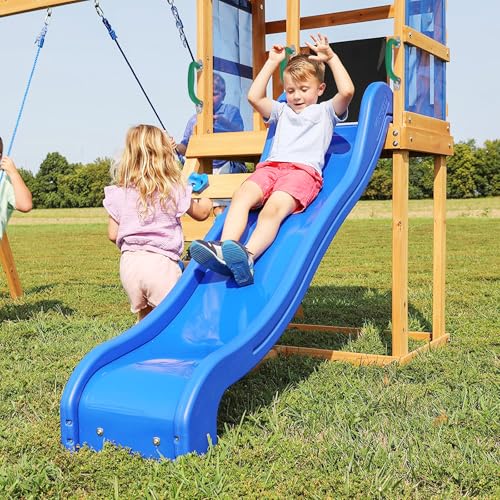 SELEWARE 2Pcs Green Playground Safety Handles Kids Playground Grab Handles | Non-Slip Durable Indoor Outdoor Playset Hand Grips for Playhouse, Treehouse, Climbing Frame, Jungle Gym, Swing Set - color: Green (2 Pack)