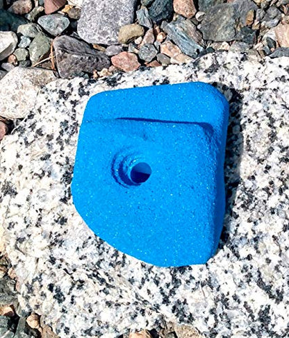 Ledge Polyurethane Bolt-On Rock Climbing Wall Hand Hold - color: Blue