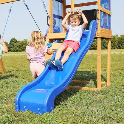 SELEWARE 4Pcs Black Playground Safety Handles Kids Playground Grab Handles | Non-Slip Durable Indoor Outdoor Playset Hand Grips for Playhouse, Treehouse, Climbing Frame, Jungle Gym, Swing Set - color: Black (4 Pack)