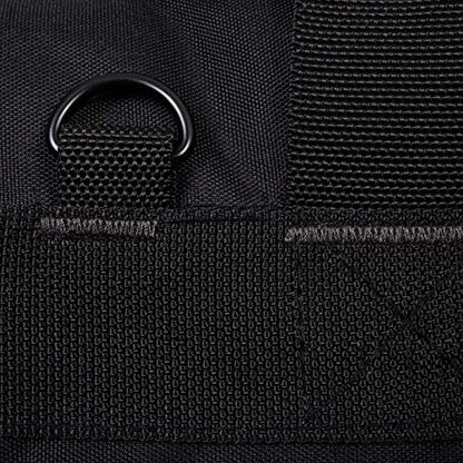 K-Cliffs Tactical Range Duffel Heavy Duty Large Gear Duffle Durable Quality Travel Sports Gym Equipment Bag Military Molle with Lockable Zippers with US Flag Patch 33 Inch Black - size: 33 Inch Black