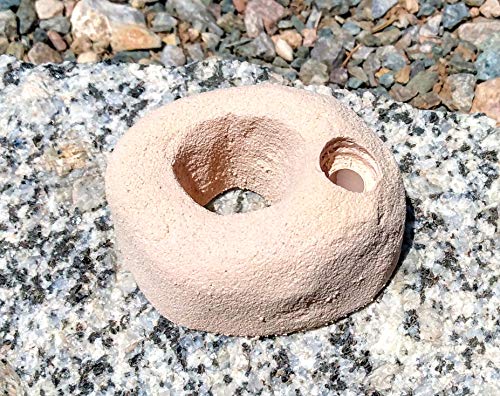 Large Finger Pocket Polyurethane Bolt-On Rock Climbing Wall Hand Hold - color: tan