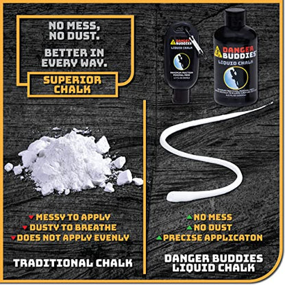 Liquid Chalk for Rock Climbing, Weight Lifting, Gymnastics & More - style: 250/50ml Combo