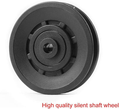 90mm(3.54inch) Universal Bearing Pulley Wheel for Cable Machine Gym Equipment Part Garage Door (2 PCS) - color: 90mm-2 PCS-P