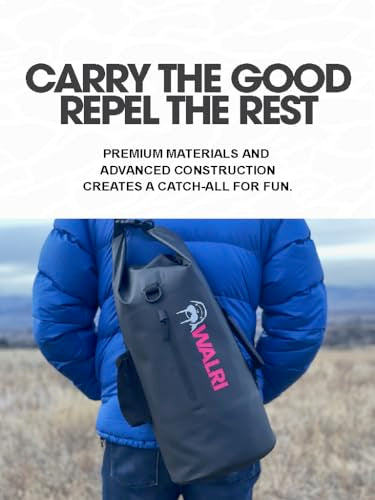 WALRI 20L Waterproof day pack for Sports, Surf, Turf and Dirt (Grey) - color: Grey
