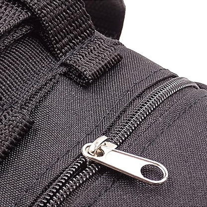 Outdoor Rock Climbing Storage Waist Hanging Anti Slip Powder Bag Adjustable Drawstring Closure Ice Climbing Chalk Bag for Weight Lifting Fitness Gymnastics Gym Workout Zippered Pockets
