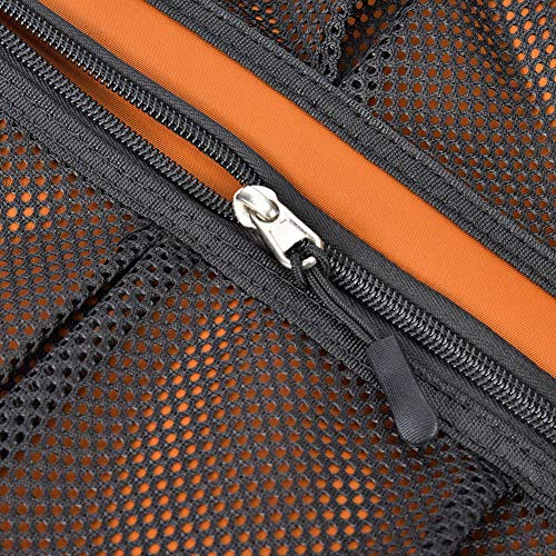 Rock Climbing Gear Bag | 320T Nylon Scratch Proof Organizer | Equipment Clip & Equipment Holder for Mountaineering/Outdoor Sports | Portable with Partitions