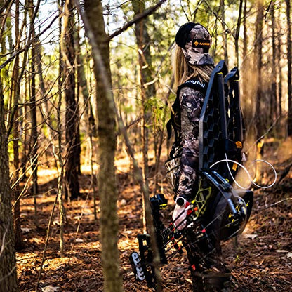 Rivers Edge® Universal Backpack Straps, Fits All Hang-On Treestands, Extra-Wide Padded Shoulder Straps, Fully-Adjustable, RE782