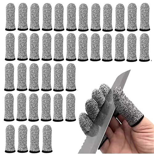 40PCS Cut Resistant Finger Cots - size: cut finger cots (pack of 40)