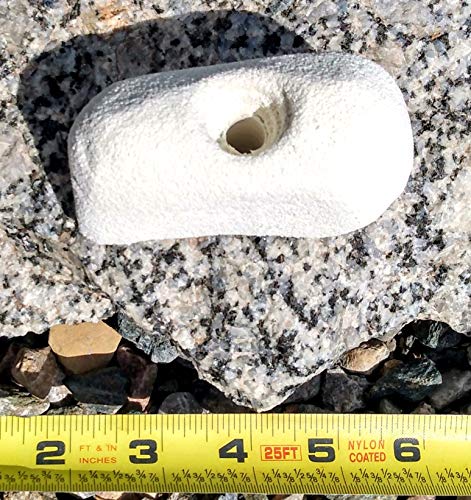 Pinch Alot Polyurethane Bolt-On Rock Climbing Wall Hand Hold - color: White