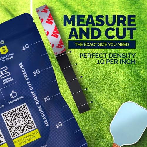 PRO-Grade Weighted Tungsten Tape for Pickleball Paddles, Tennis Rackets or Golf Clubs | Non-Toxic | 60inches - size: 1 Gram Per Inch
