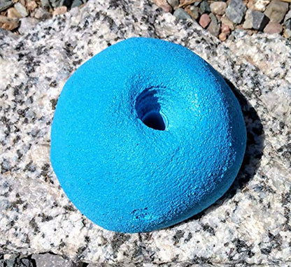 Large Intented Sloper Polyurethane Bolt-On Rock Climbing Wall Hand Hold - color: blue