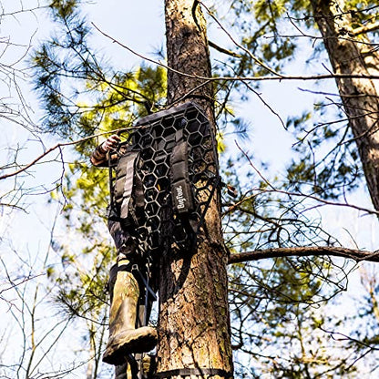 Rivers Edge® Universal Backpack Straps, Fits All Hang-On Treestands, Extra-Wide Padded Shoulder Straps, Fully-Adjustable, RE782