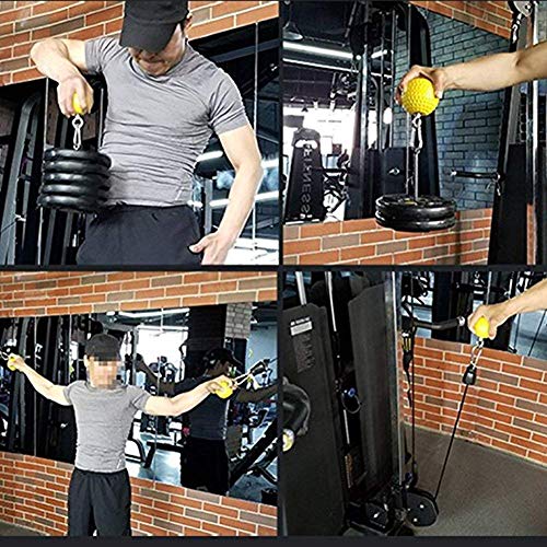 Climbing Pull Up Power Ball Hold Grips with Straps Hand Grip Strength Trainer Exerciser - Durable and Anti-Skid Design - Ideal for Bouldering Pull-up Fitness Workout - Free Carry Bag Included