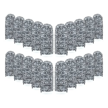 20 pcs Cut Resistant Cots Finger Protection Finger Sleeve Protectors, Glove Life Extender, Anti-Slip Finger Cots Anti-Cut Fingertips Thumb Guards for Work, Handicrafts, Kitchen, Sculpture Supplies - size: 20 Pack