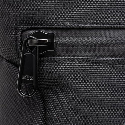 Chalk Bag for Rock Climbing, 600D Cordura Climbing Chalk Bag with Stiff Rim, Water-Resistant Design, Zippered Pocket, Adjustable Belt & Brush Holder, for Bouldering, Gym, Weight Lifting