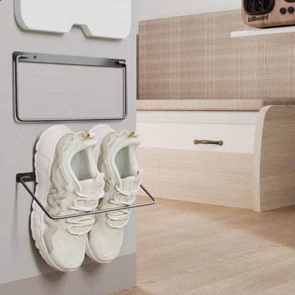 Foldable RV Shoe Rack - Wall Mounted Shoe Storage. | Car Shoe Holder Space Saver, Hanging Shoe Organizer for Various Shoes in Camping RV Travel, 2 Pack.