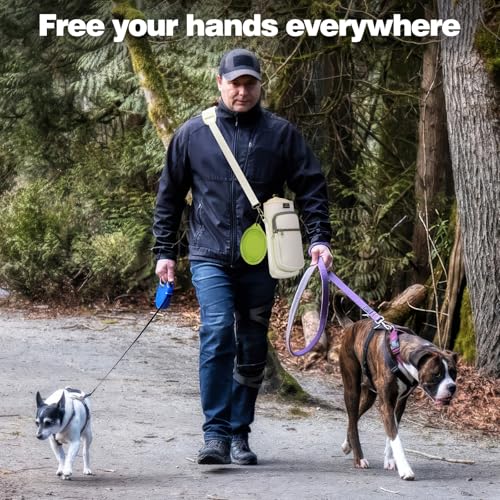 Nuovoware Water Bottle Carrier Bag, 25oz/32oz Water Bottle Holder with Strap, Adjustable Shoulder Hand Strap 2 Pocket Water Bottle Sling Bag Neoprene Sleeve for Hiking Travelling, MilkWhite - color: MilkWhite, size: 25-32 Ounces - Standard