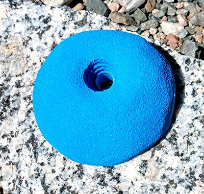 Large Intented Sloper Polyurethane Bolt-On Rock Climbing Wall Hand Hold - color: blue