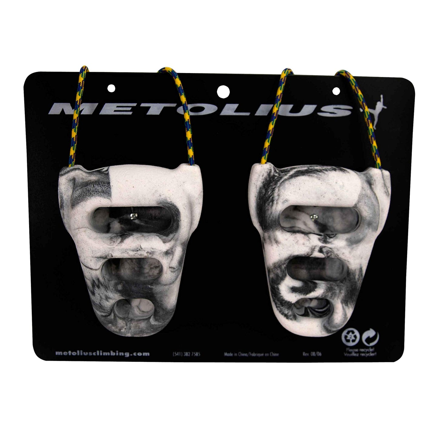 Metolius Rock Rings 3D - color: Black/White Swirl